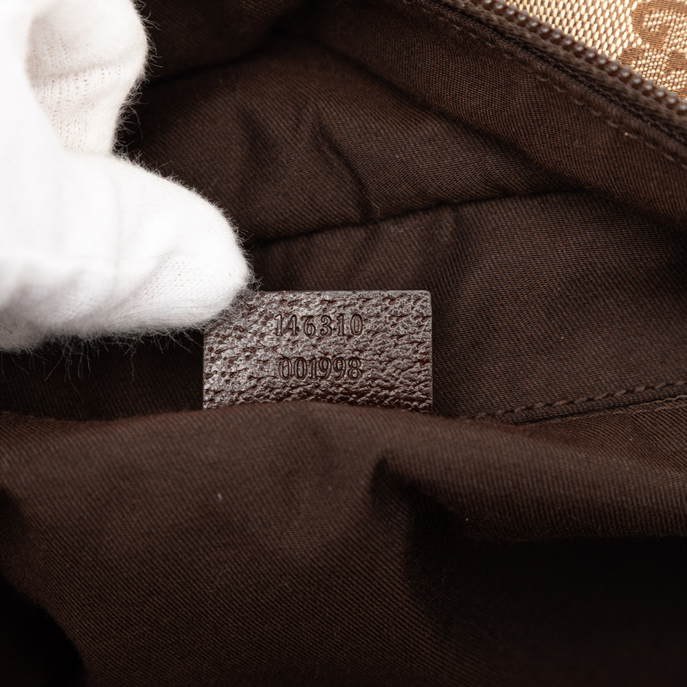 Pre-Loved Gucci GG Canvas Web Travel Bag - Picture 6 of 8